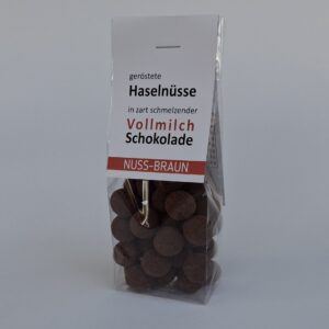 schokolierte haselnuss, 3 nüsse für..., edelbitter