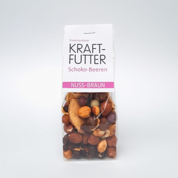 studentenfutter bio kraftfutter schoko beeren